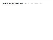 Tablet Screenshot of joeyborovicka.com